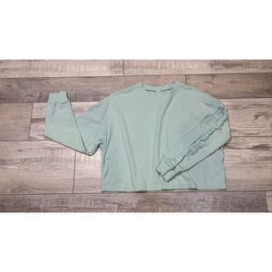 Calvin Klein performance long sleeve crop top size S